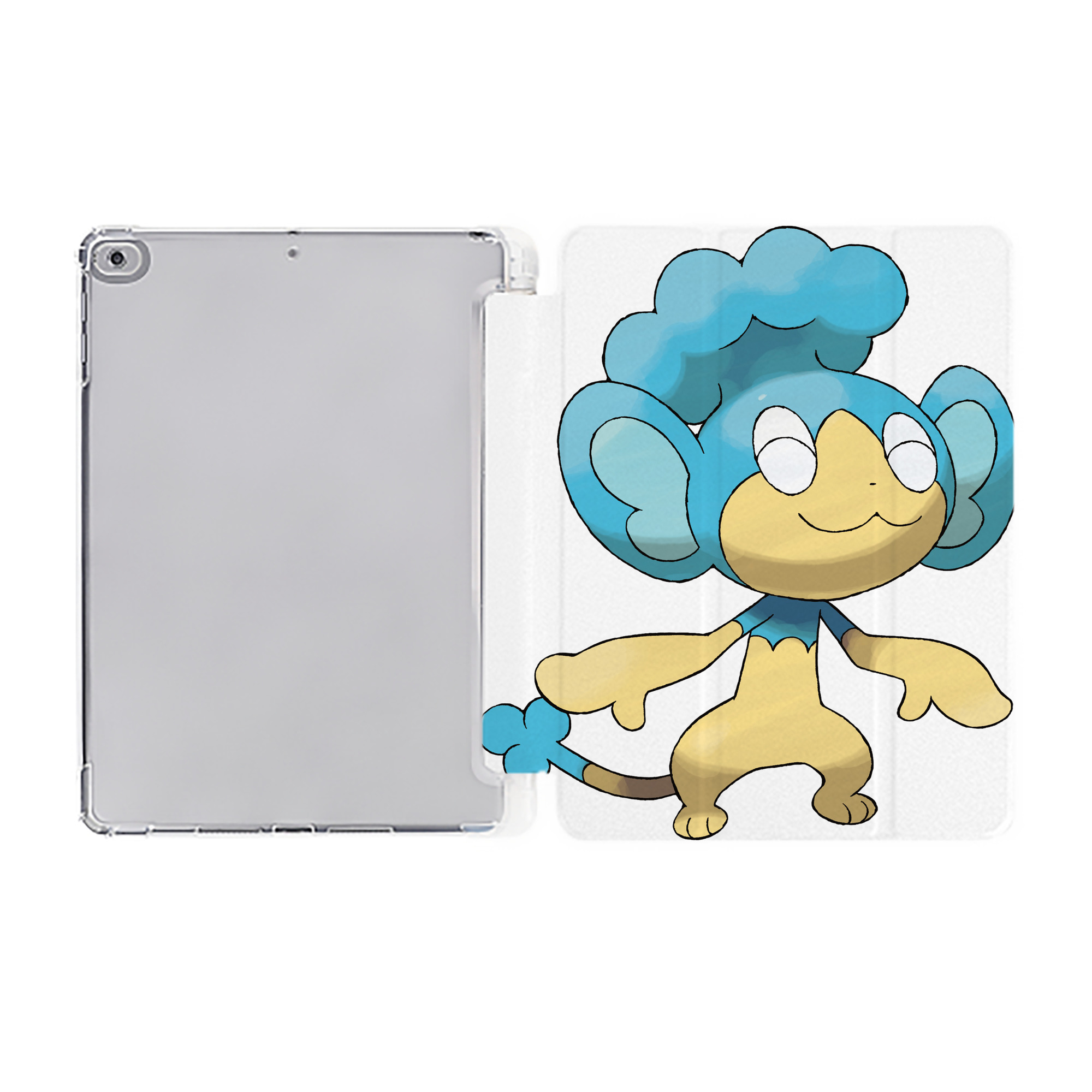 （画像用） ポケットモンスター Pokémon IPad ケース ペン収納付き 三つ折りスタンド PUレザー×シリコン 対応機種9.5/10.5/10.9インチ